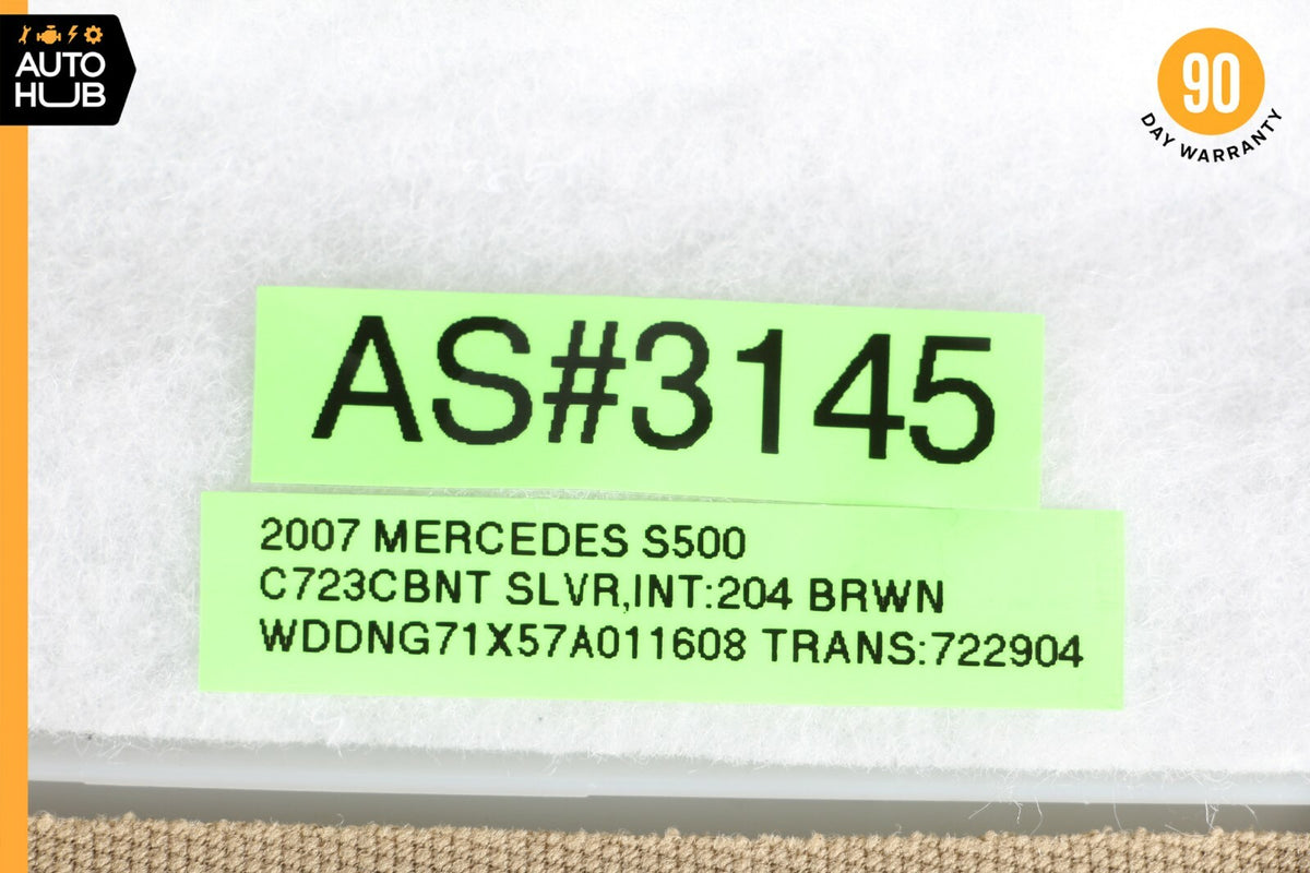 07-13 Mercedes W221 S550 S450 S400 Front Right Side A Pillar Panel Beige OEM - photo 12
