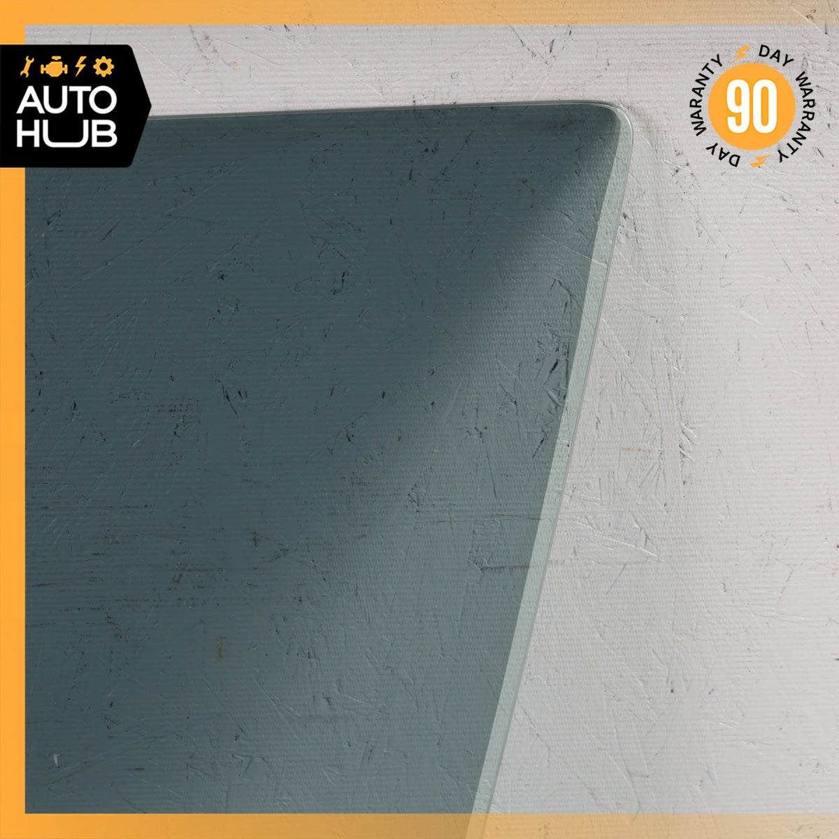 90-93 Mercedes 300E Front Left Driver Side Door Window Glass OEM - photo 2