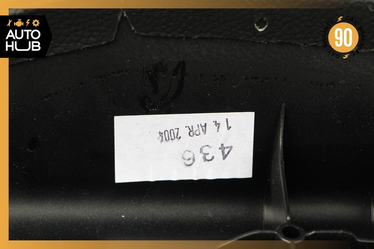 03-06 Mercedes R230 SL500 SL55 AMG Center Console Rear Lid Cover Panel Black OEM - photo 11