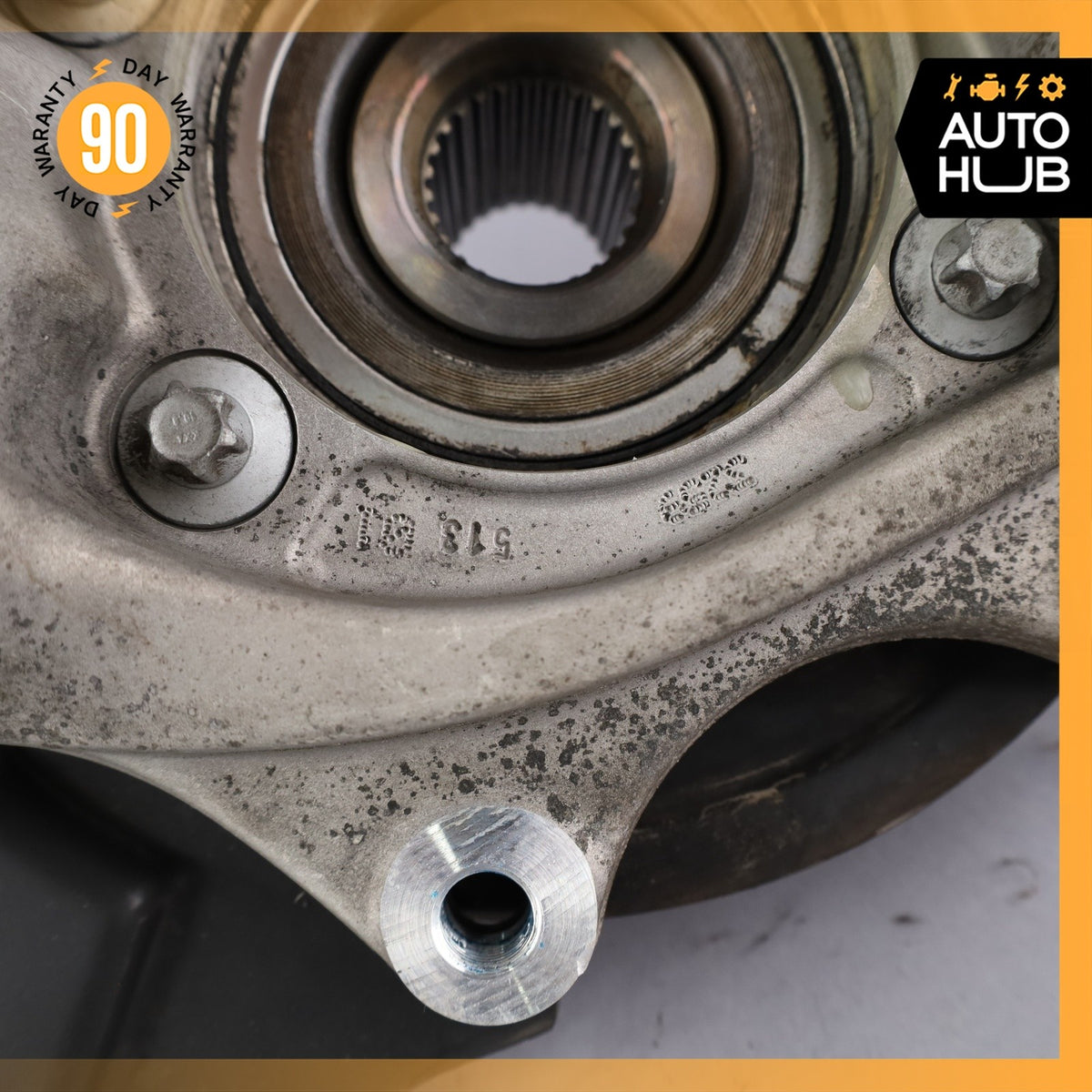 10-18 Mercedes W212 E350 CLS400 GLK350 Rear Left Side Spindle Knuckle Hub OEM - photo 13
