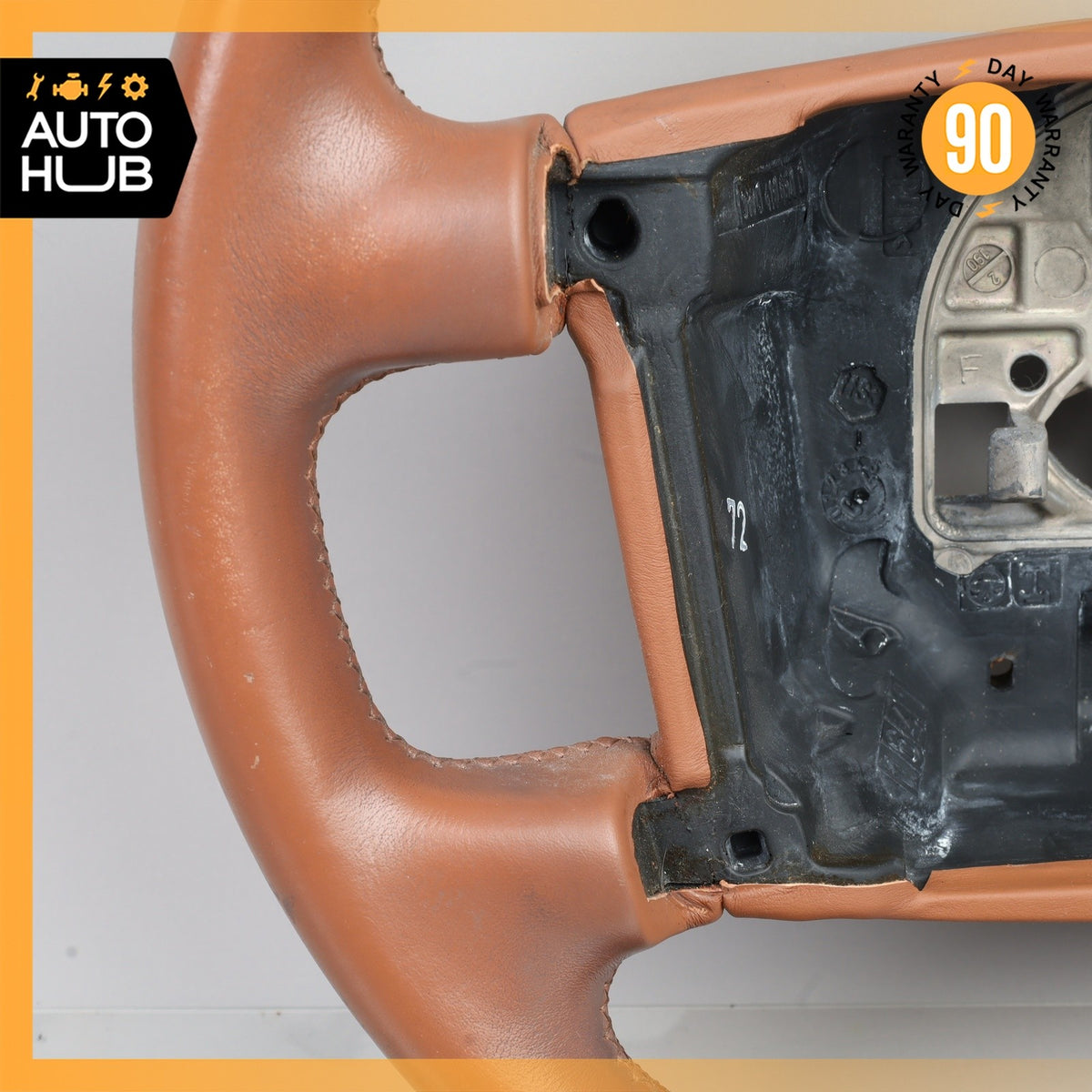 03-10 Bentley Continental GT GTC Flying Spur Driver Steering Wheel Brown OEM 87k - photo 4
