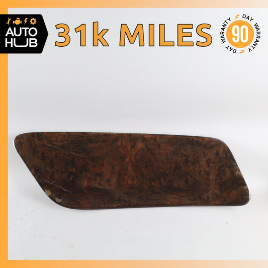 03-10 Bentley Continental GT Rear Left Side Door Panel Trim Panel Wood OEM 31k - photo 1