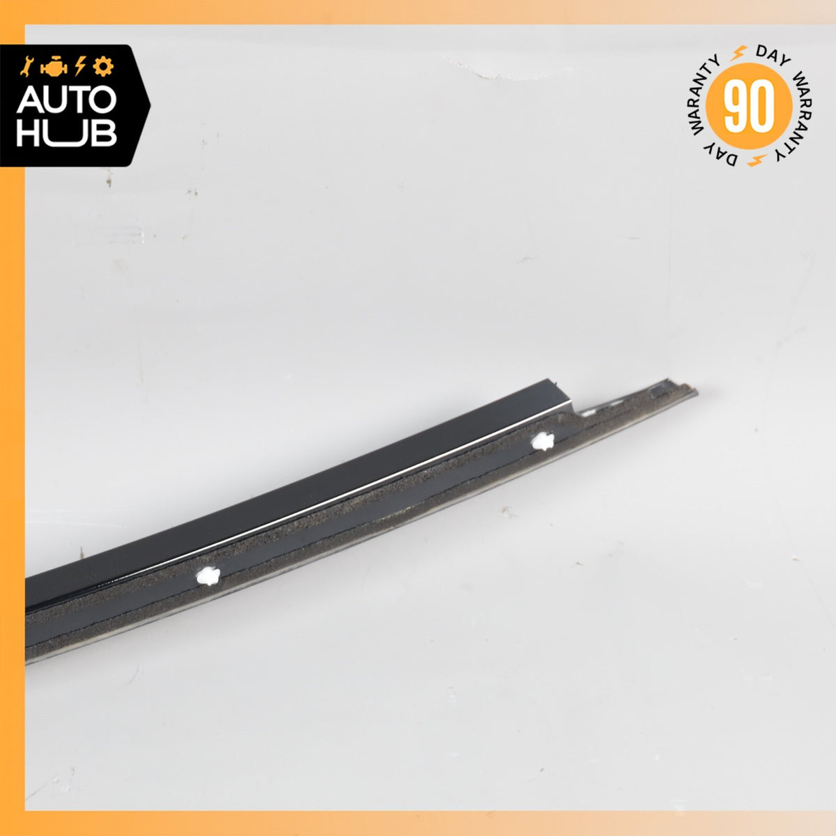 15-24 Porsche 981 982 718 Cayman Left Driver Door Upper Molding Trim Black OEM - photo 7