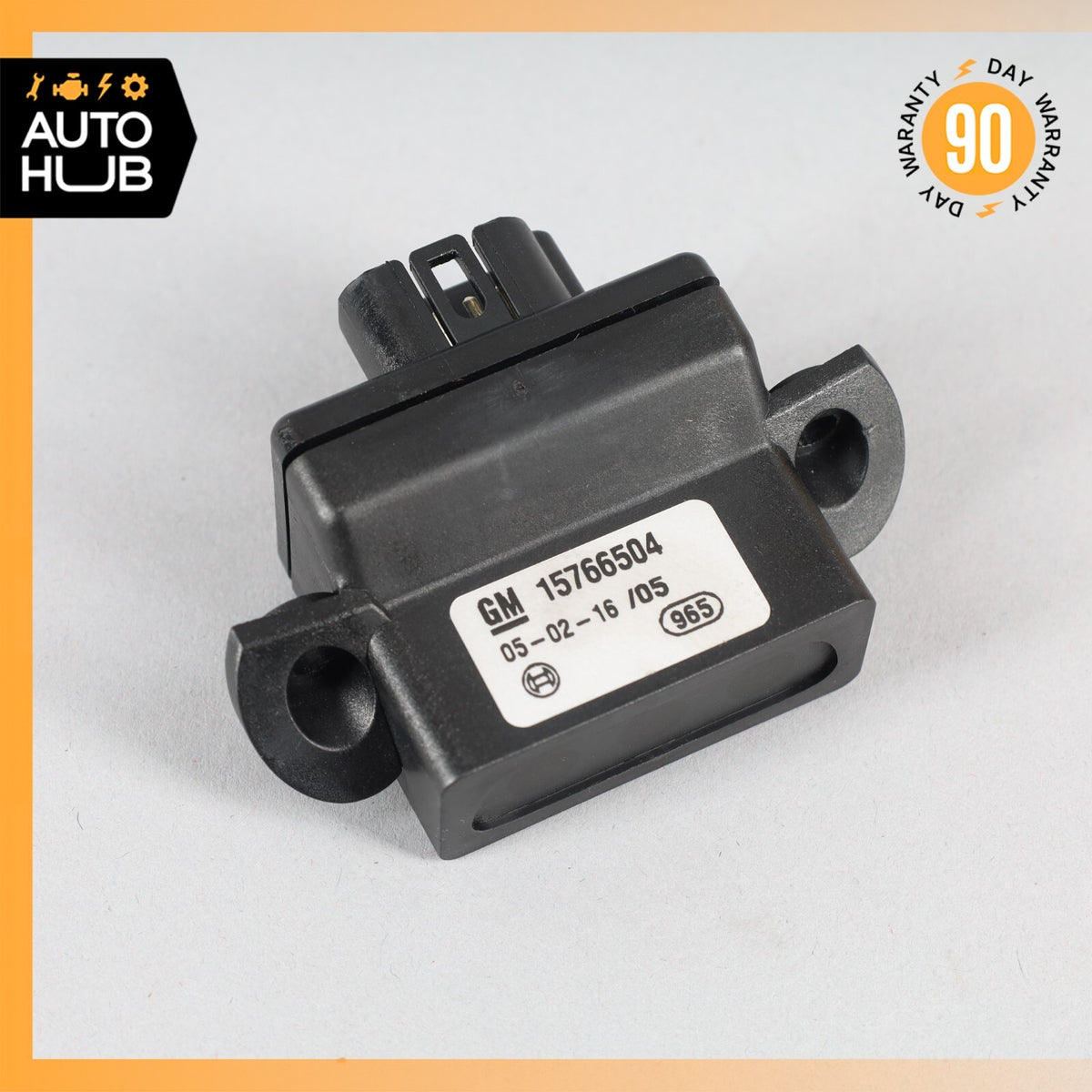 04-09 Cadillac XLR Rear Parktronic Buzzer Display PDC Black 15766504 OEM 51k - photo 1