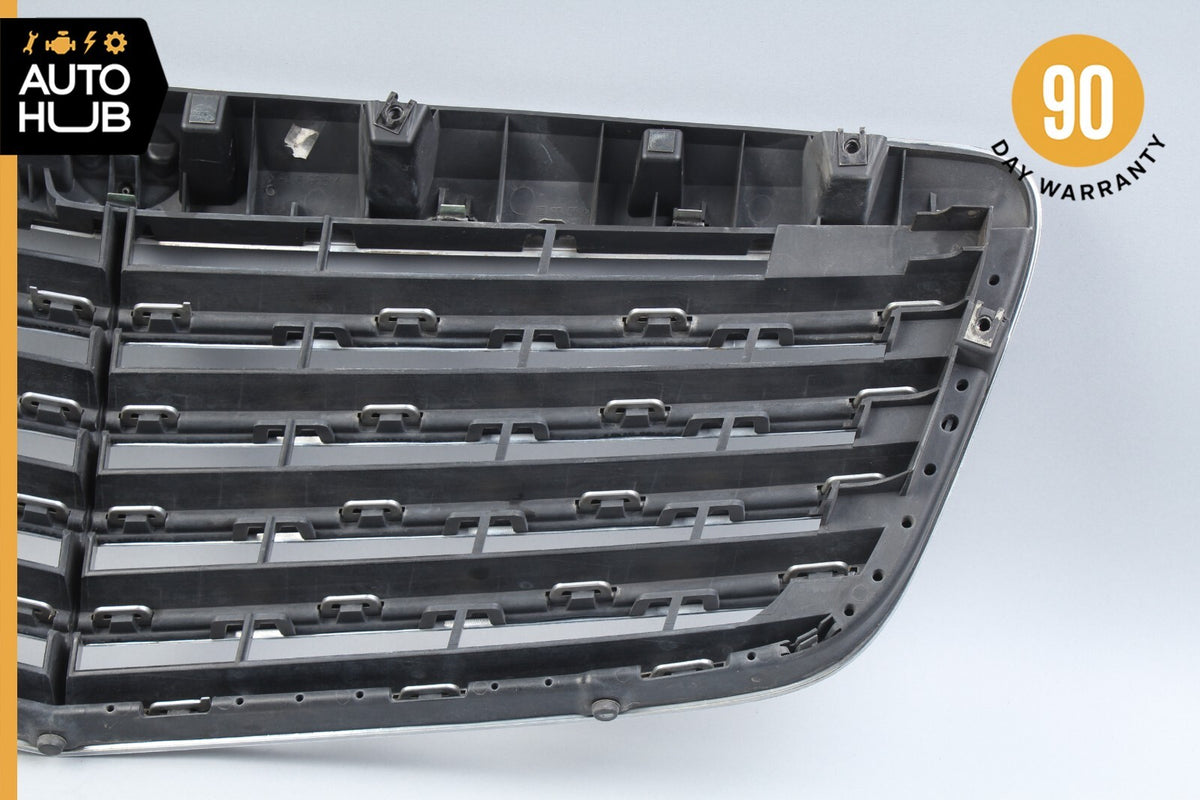 07-09 Mercedes W211 E350 E550 E320 Hood Radiator Grille Grill Chrome OEM - photo 10