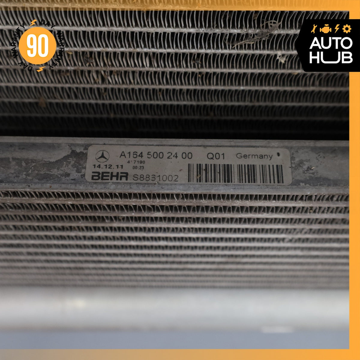 06-13 Mercedes X164 GL350 R350 Cooling Radiator AC Condenser Oil Cooler OEM - photo 18