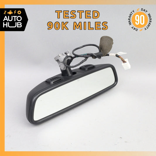 14-17 Mercedes W205 C300 Interior Rear View Mirror Black 2228100417 OEM 90k - photo 1
