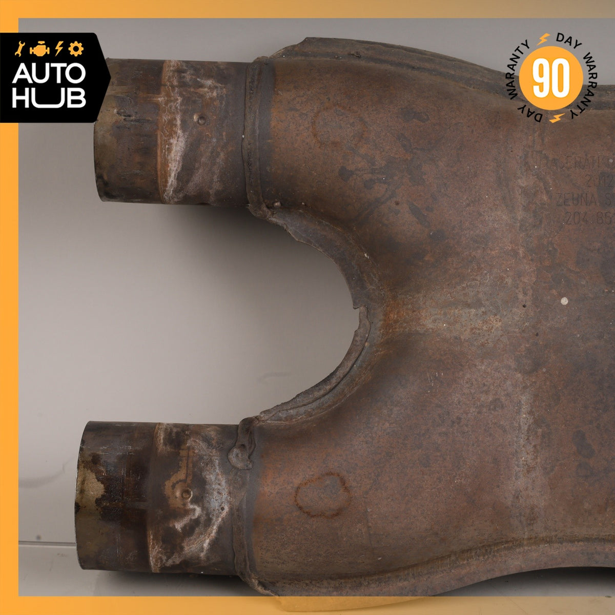 05-07 Maserati Quattroporte M139 Exhaust Mid Pipe Center Resonator Silencer 84k - photo 10
