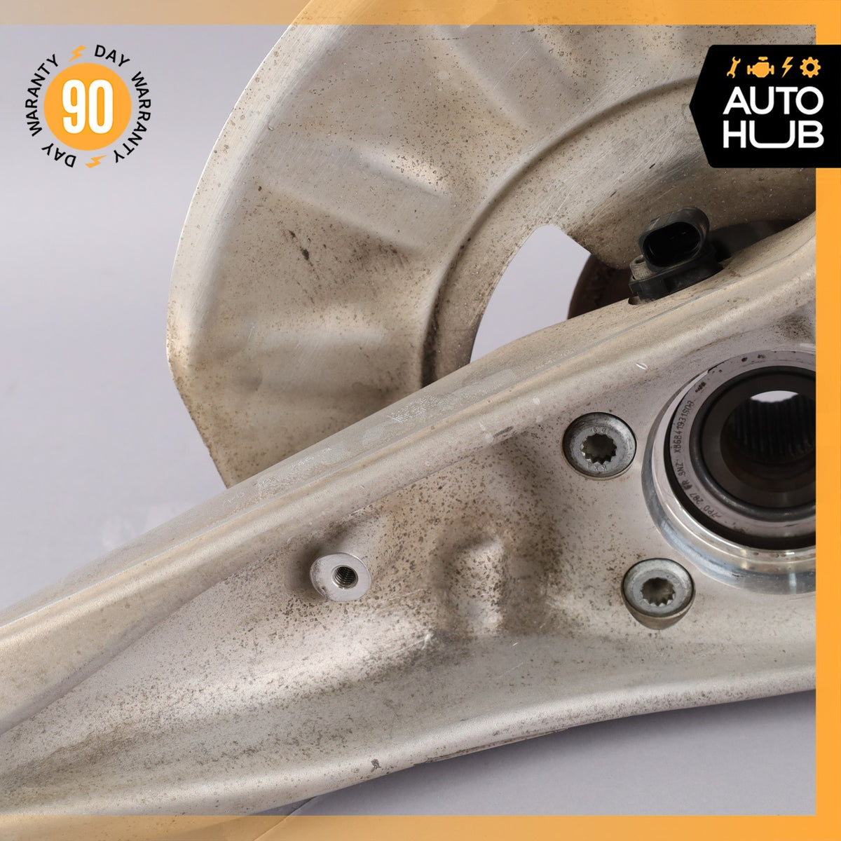 11-18 Porsche Cayenne 958 Front Right Knuckle Spindle 7P0615312B OEM - photo 12