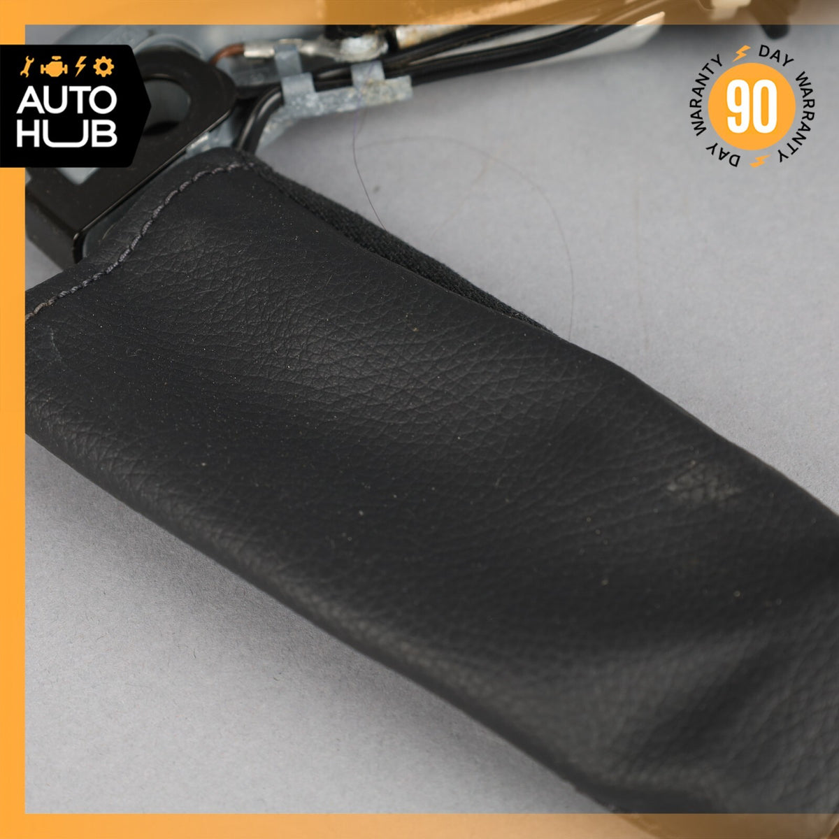 03-06 Mercedes W220 S600 S350 Seat Belt Buckle Seatbelt Front Right Black OEM - photo 4