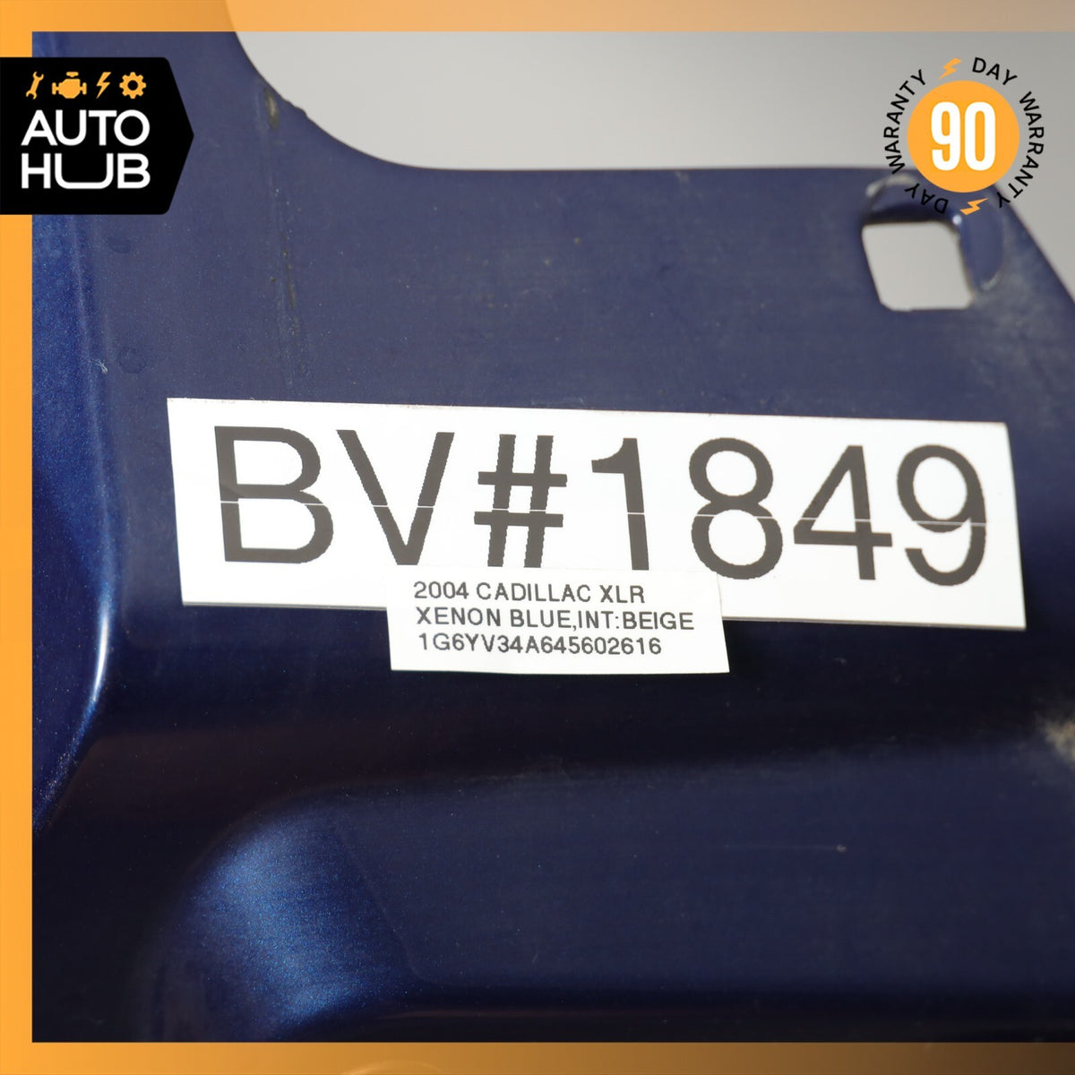 04-09 Cadillac XLR Quarter Panel Rear Left Driver Side Blue 10355380 OEM - photo 20