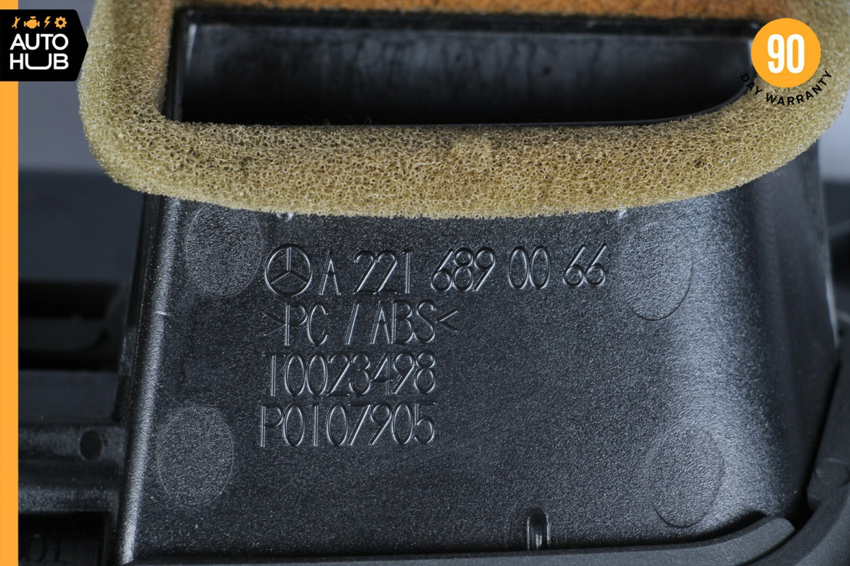 07-13 Mercedes W221 S550 S400 Dashboard Air Vent Trim Panel Cover Set Black OEM - photo 7