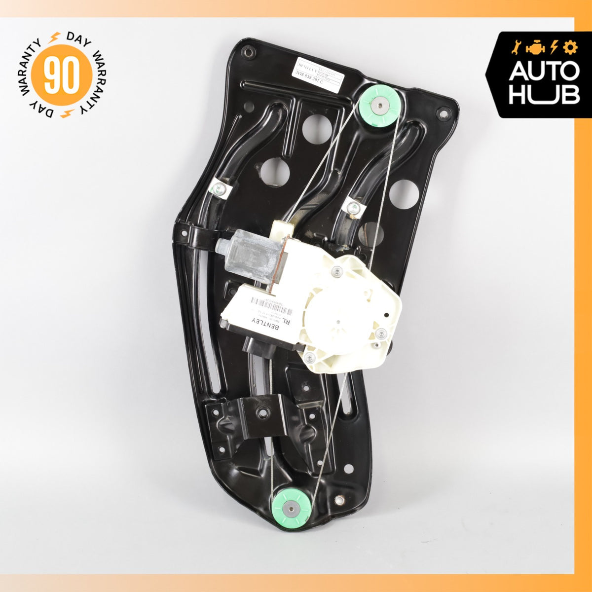 12-17 Bentley Continental GT Rear Left Side Quarter Window Regulator Motor OEM - photo 2