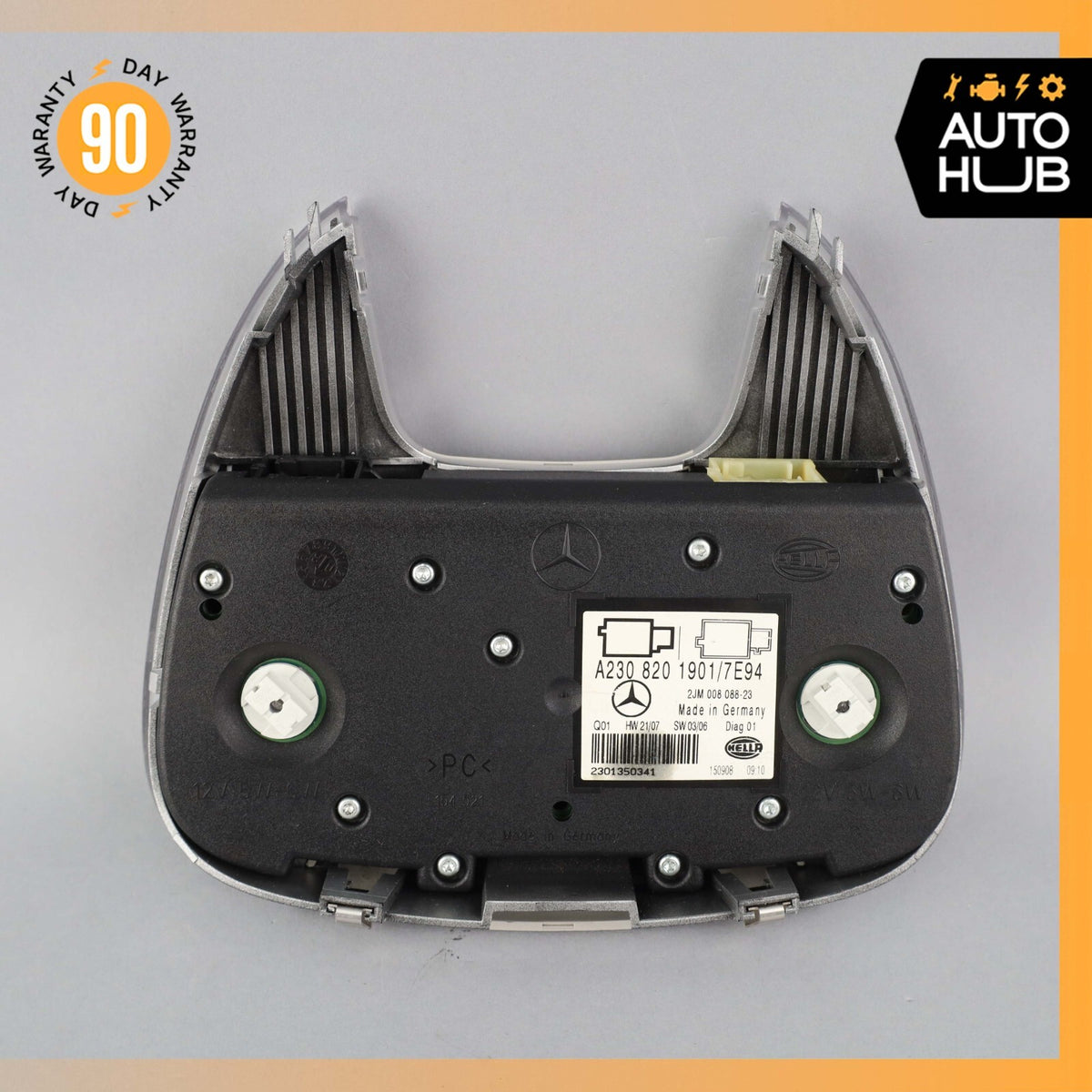 05-12 Mercedes R230 SL550 SL55 AMG Interior Overhead Dome Reading Light OEM 70k - photo 7