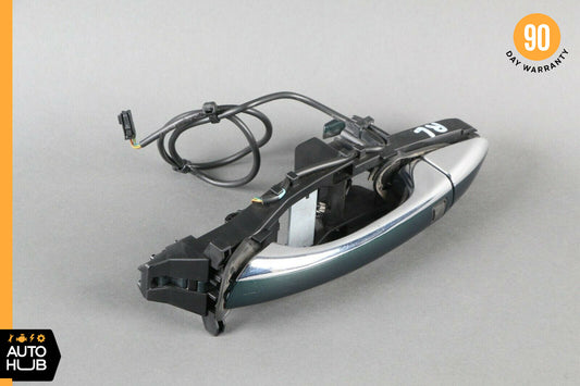 06-11 Mercedes W219 CLS500 CLS55 AMG Door Handle Keyless Go Rear Left Green OEM - photo 1