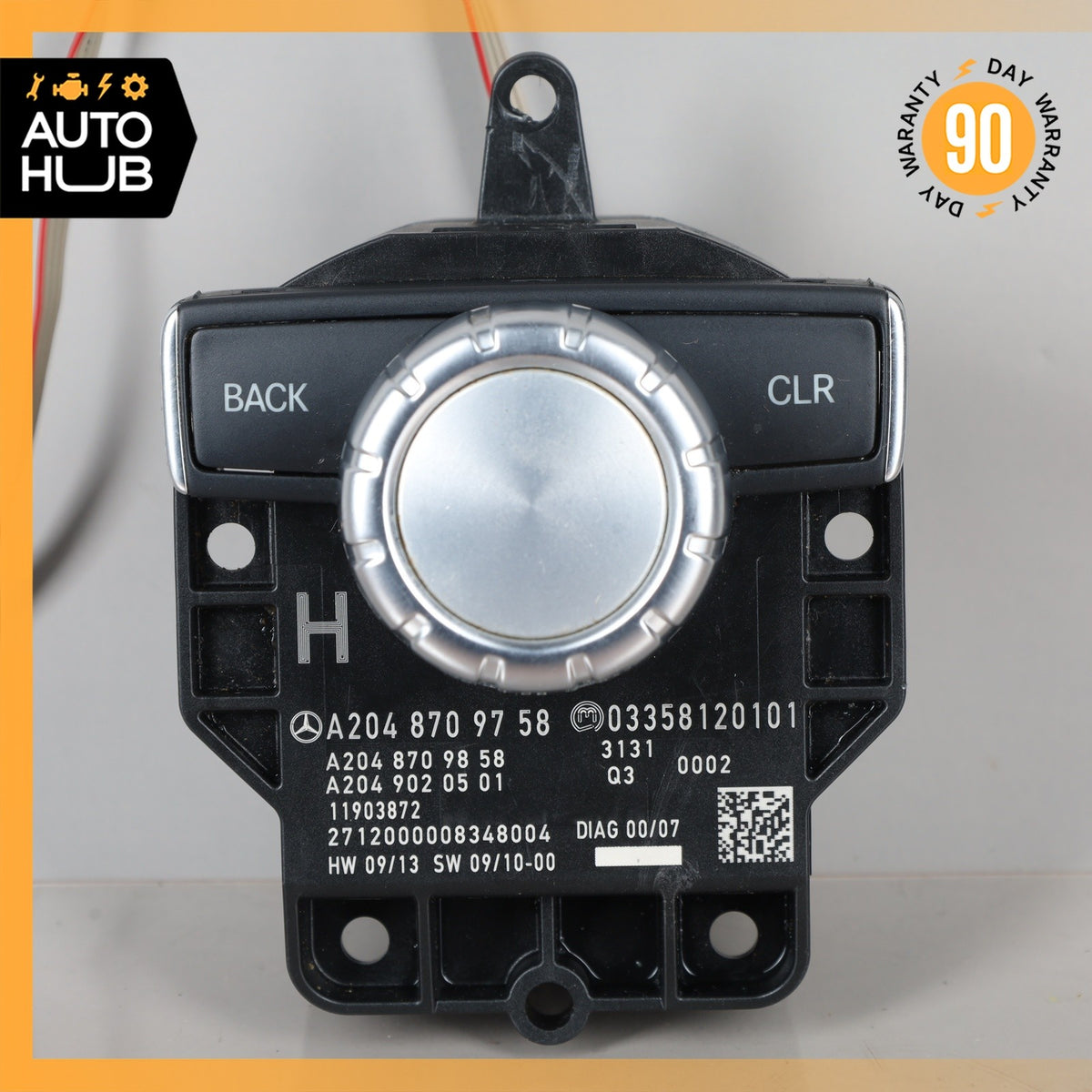 12-15 Mercedes W204 E350 C350 COMAND Controller Knob 2048709758 OEM - photo 2
