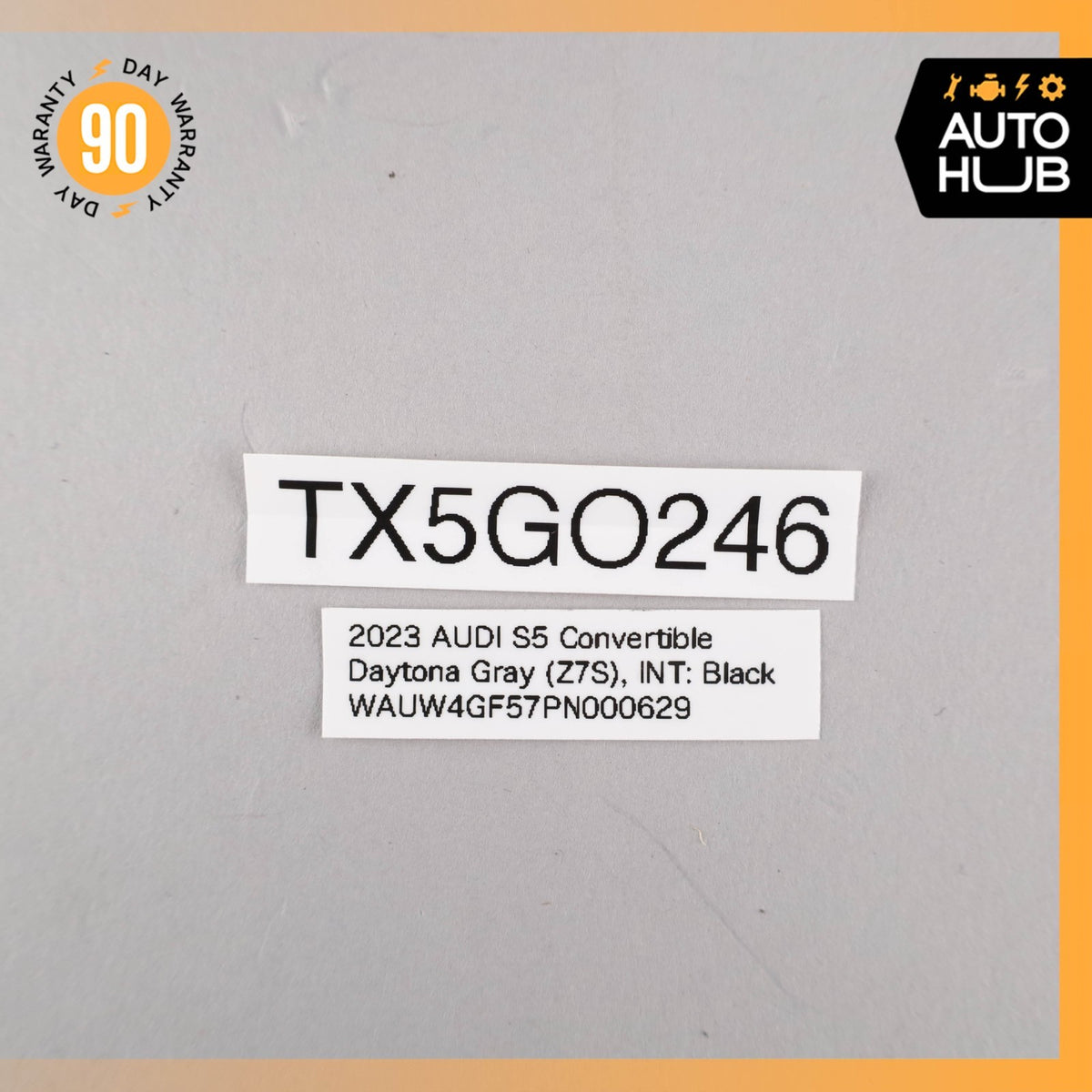 18-24 Audi B9 S5 A5 Sport Convertible Front Right Top Upper Seat Cushion OEM 24k - photo 21