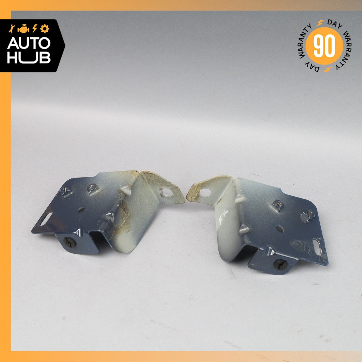 03-06 Bentley Continental GT Front Left & Right Lower Fender Brackets Set OEM - photo 2