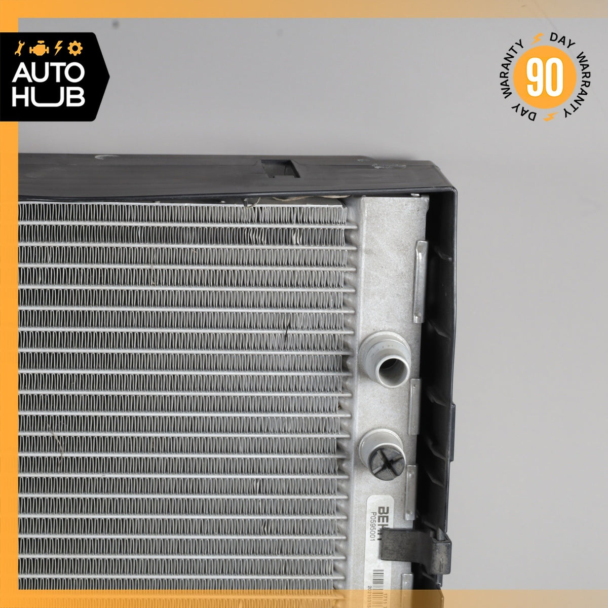 07-14 BMW E70 X5 X6 Left Driver Side Auxiliary Water Radiator OEM - photo 9