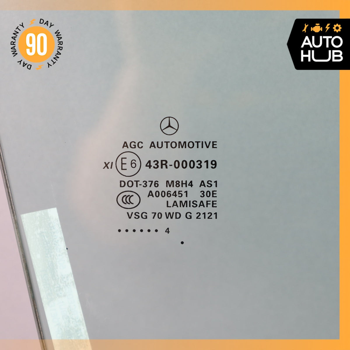 12-19 Mercedes X166 GL550 GL450 GLS550 Front Right Side Door Window Glass OEM - photo 8