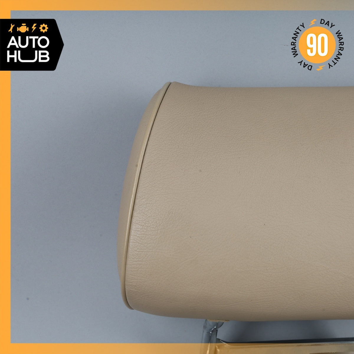 92-99 Mercedes W140 S320 Rear Left or Right Seat Headrest Beige 1409702450 OEM - photo 2