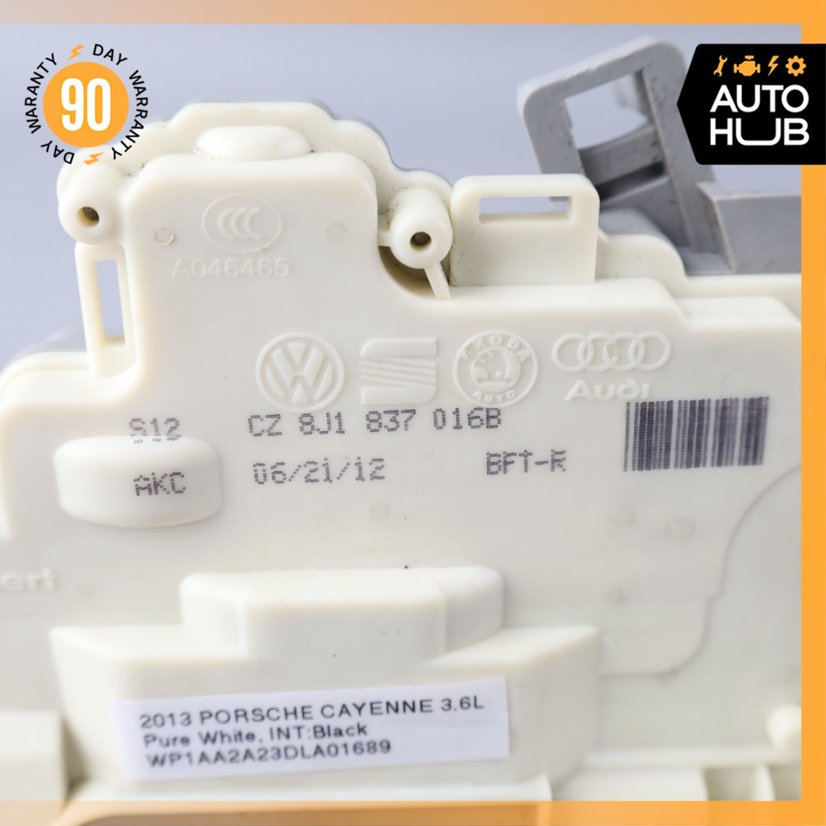 11-18 Porsche Cayenne 958 Front Right Side Door Lock Latch Actuator OEM - photo 9