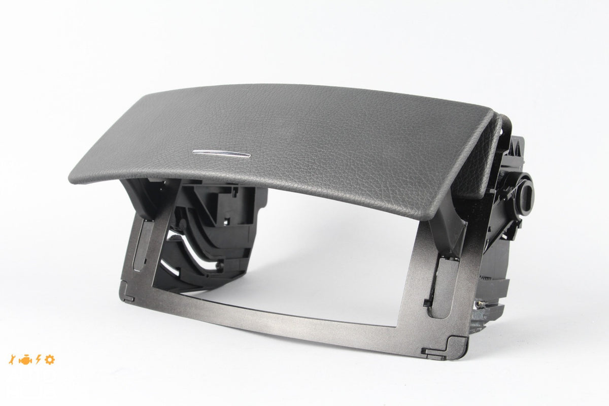 10-13 Mercedes W221 S400 S550 S65 Dashboard Console CD Player Cover Black OEM - photo 6
