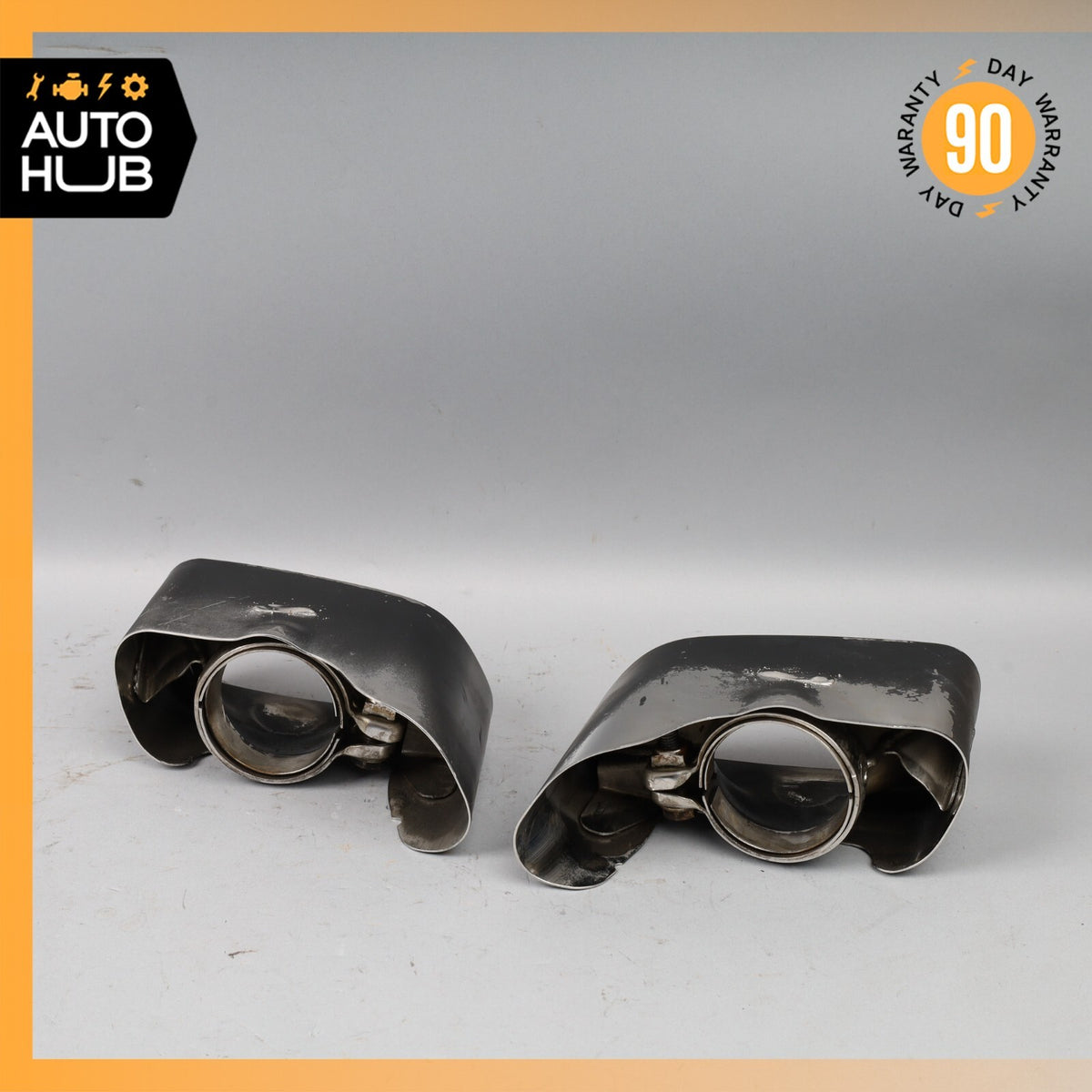 09-12 Mercedes R230 SL550 Exhaust Mufflers Muffler Tips OEM - photo 4