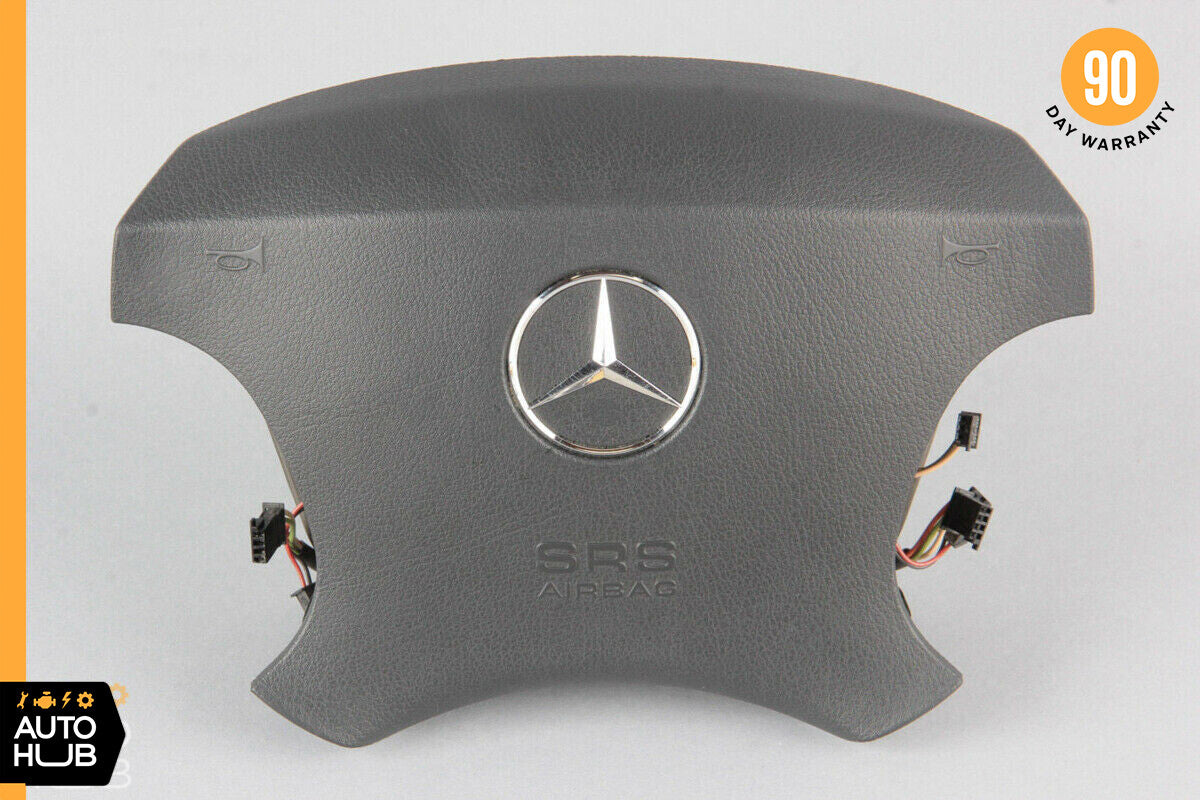 00-06 Mercedes W215 CL500 S500 S55 AMG Steering Wheel Air Bag Airbag Black OEM - photo 1