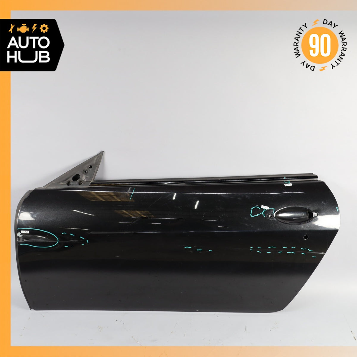 08-14 Maserati GranTurismo M145 Left Side Door Shell Frame Panel Black OEM 61k - photo 2