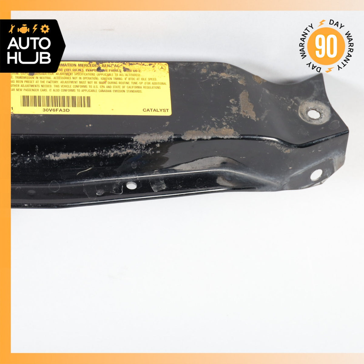 90-02 Mercedes R129 SL500 SL320 500SL 300SL Upper Radiator Support Tie Bar OEM - photo 5