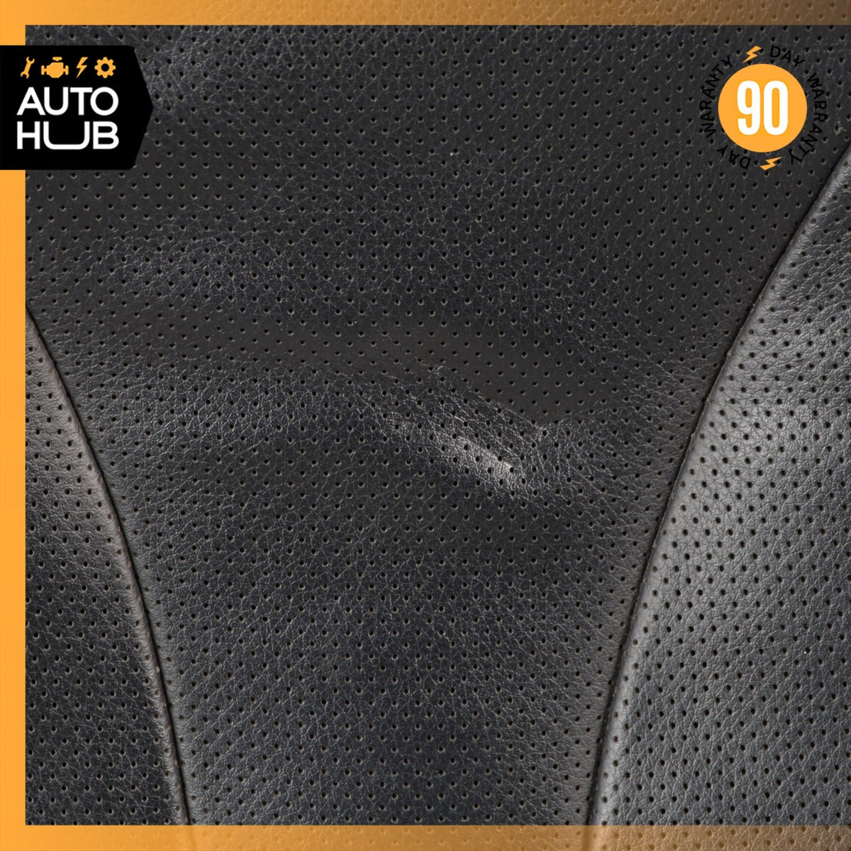 14-17 Mercedes W222 S550 S550e Front Left Side Seat Upper Back Cushion Black OEM - photo 8