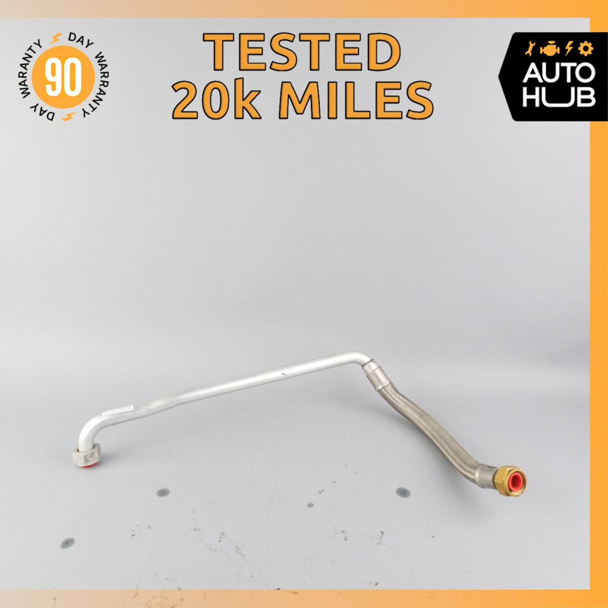 02-07 Maserati M138 4200 Coupe CC Engine Heat Exchanger Oil Feed Line OEM 20k - photo 1