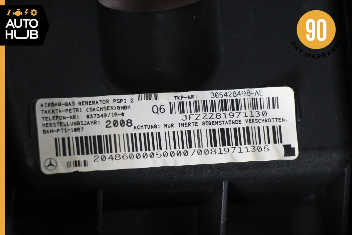 08-11 Mercedes W204 C300 C350 Dashboard Dash Board Panel Assembly w/ Airbag OEM - photo 11