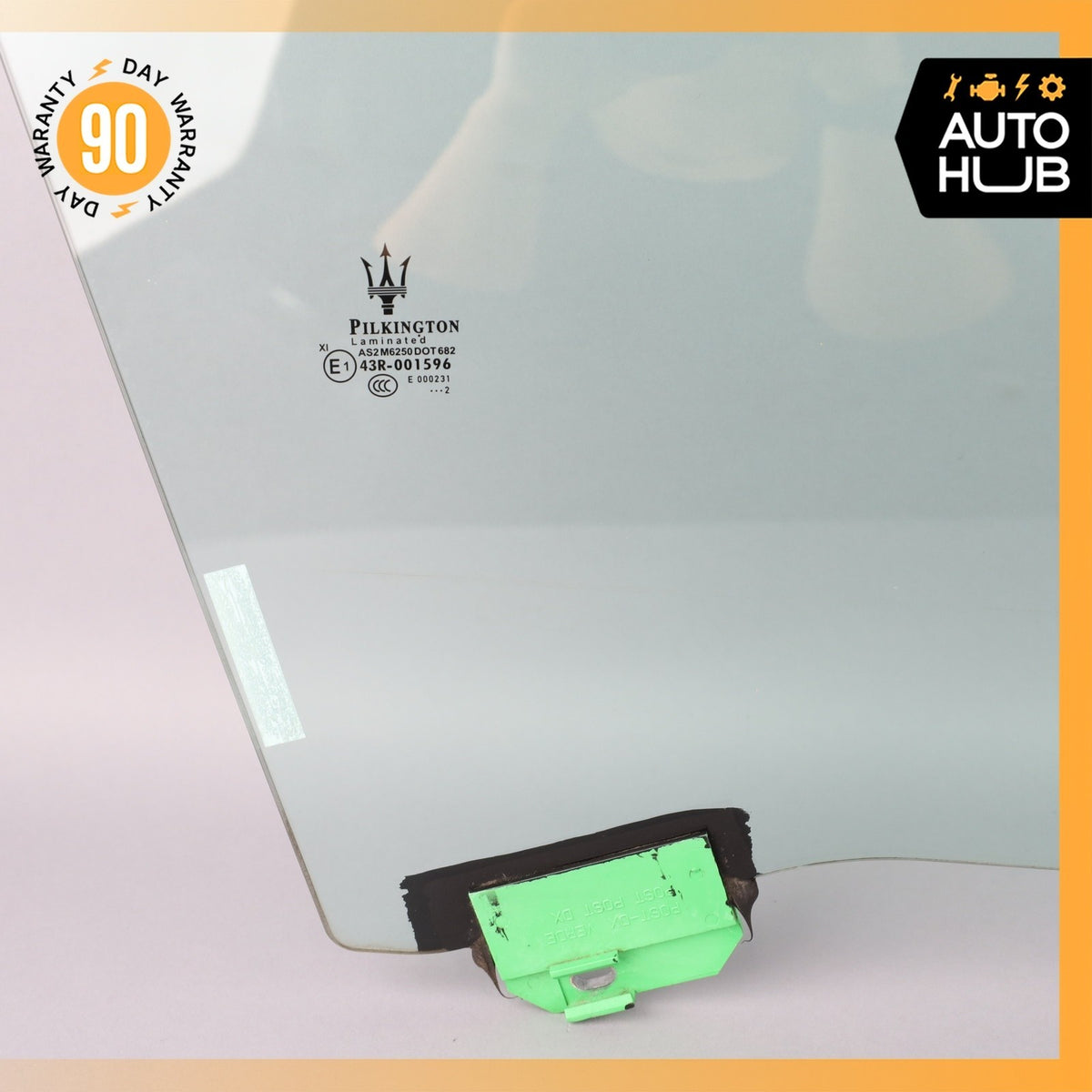 03-13 Maserati Quattroporte M139 Front Right Side Door Window Glass OEM 51k - photo 3