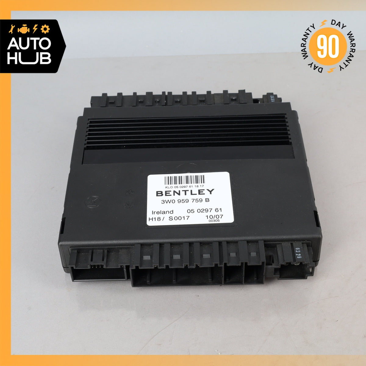 03-11 Bentley Continental GTC GT Front Right Side Seat Control Module OEM 40k - photo 3
