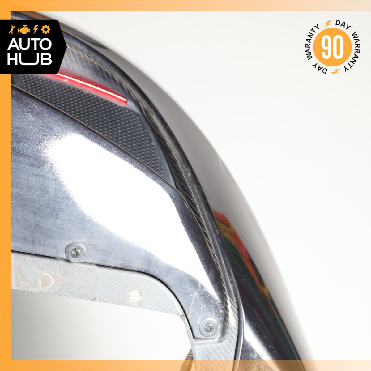 13-16 Aston Martin DB9 Rear Bumper Cover Assembly w/ Carbon Fiber Diffuser OEM - photo 14