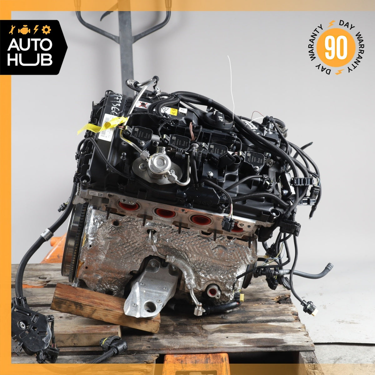 16-18 BMW F30 330e RWD 2.0L B48B20A Engine Motor Assembly OEM 61k - photo 2