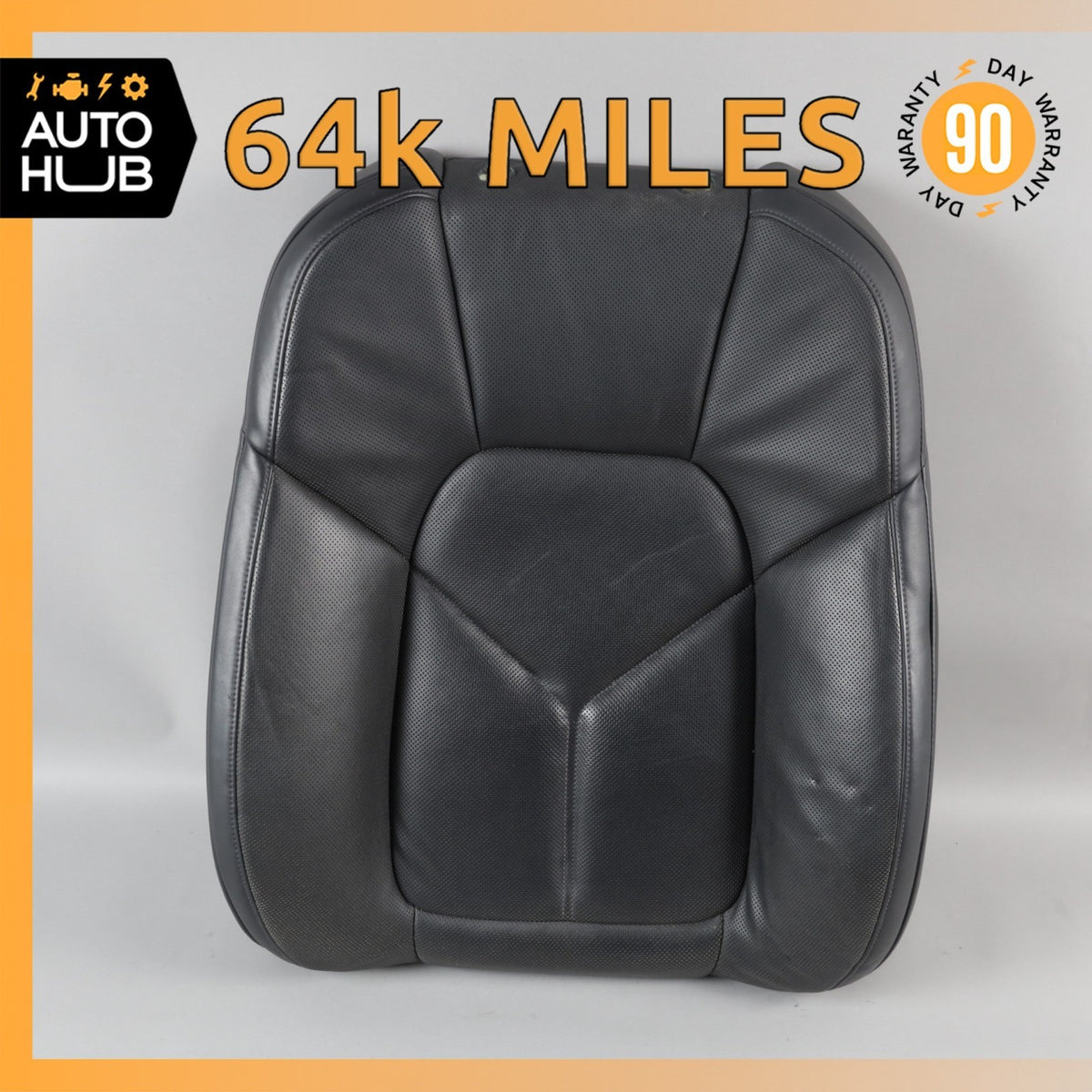 11-18 Porsche Cayenne 958 Front Left Driver Seat Upper Cushion Leather OEM - photo 1