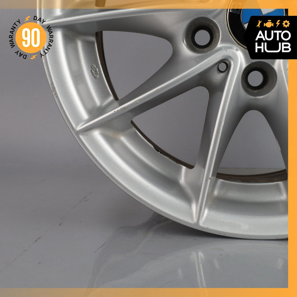 BMW E88 128i 135i 7 x 16 16" Style 360 Wheel Rim Silver 36116795207 OEM - photo 5