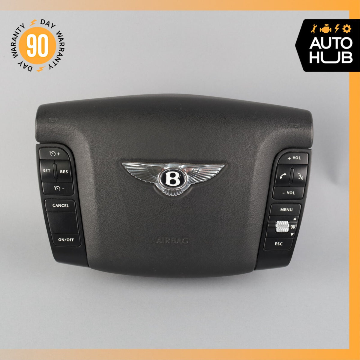03-13 Bentley Continental GTC Flying Spur Driver Steering Wheel Airbag OEM 52k - photo 2