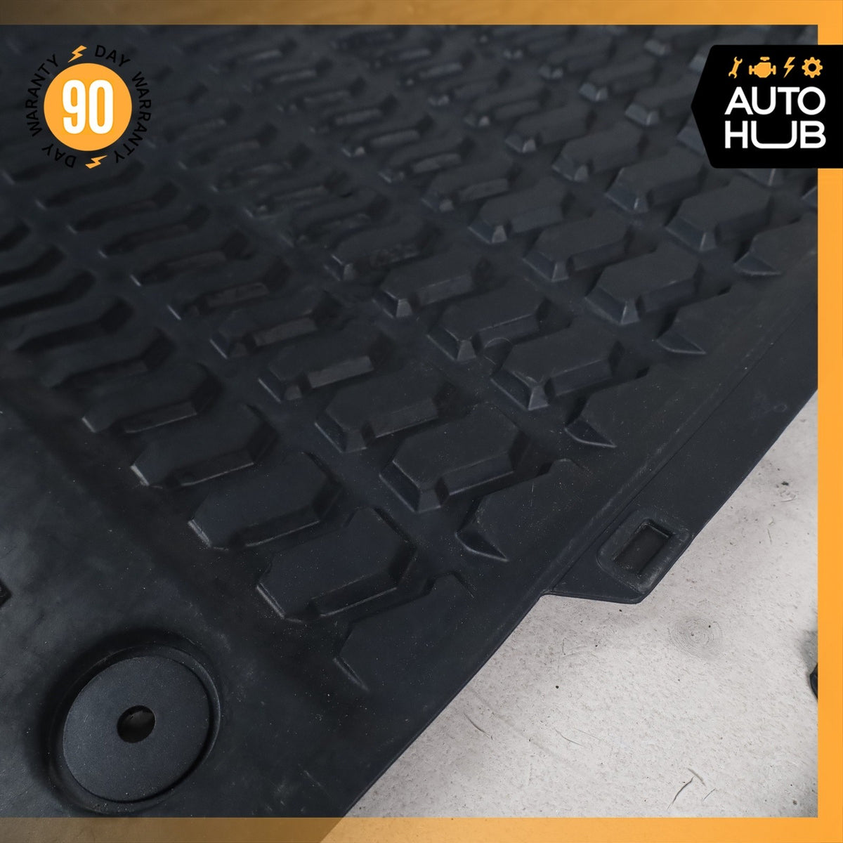 18-24 Audi 4M Q7 Front & Rear Floor Foot Mat Rubber Set OEM - photo 7