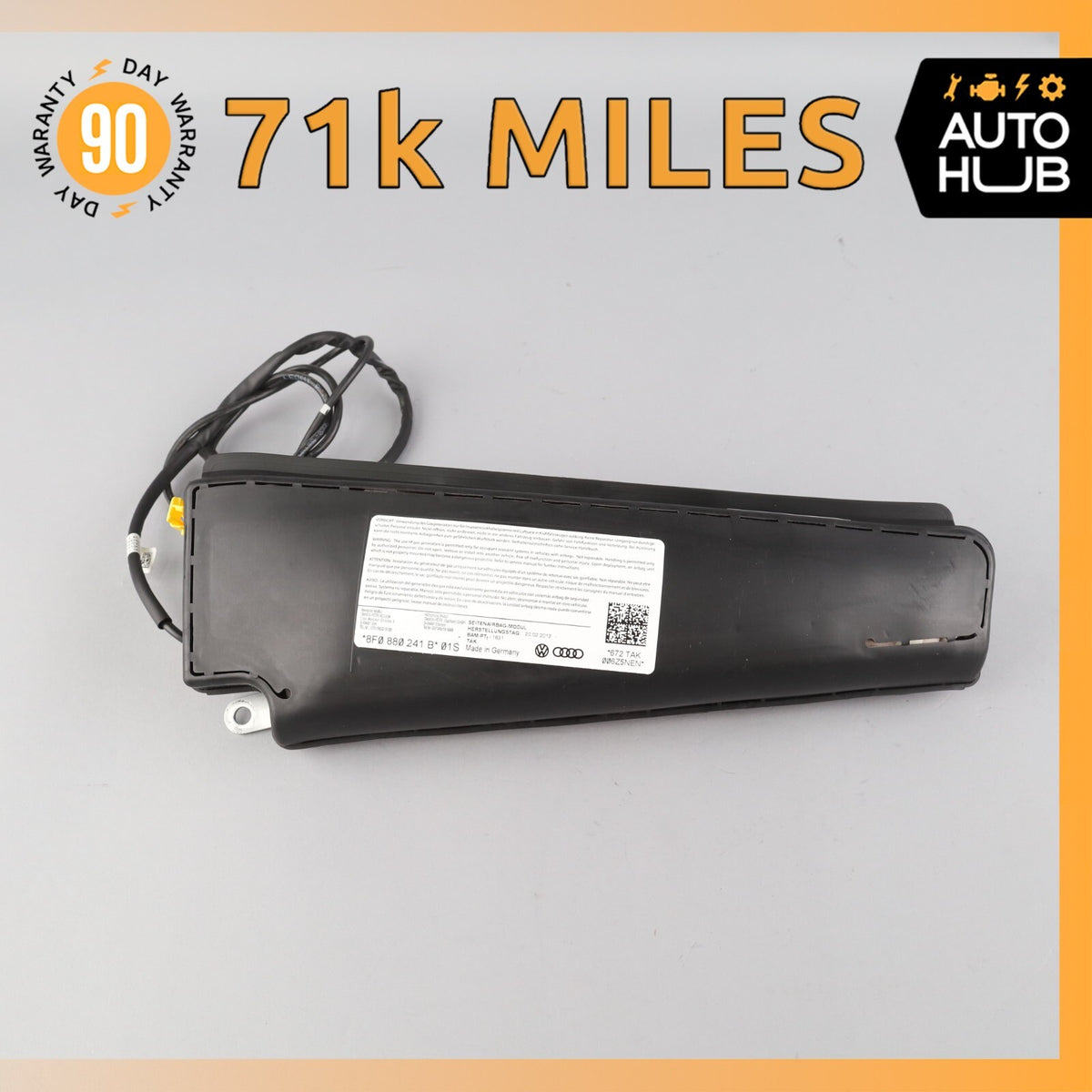 12-18 Bentley Continental GTC GT Seat Airbag Air Bag SRS Front Left OEM 71k - photo 1