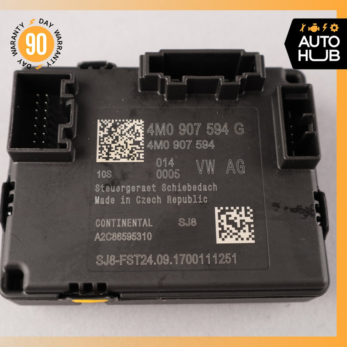 Audi 4M Q7 Panoramic Sunroof Sun Roof Control Module 4M0907594G OEM 87k - photo 9