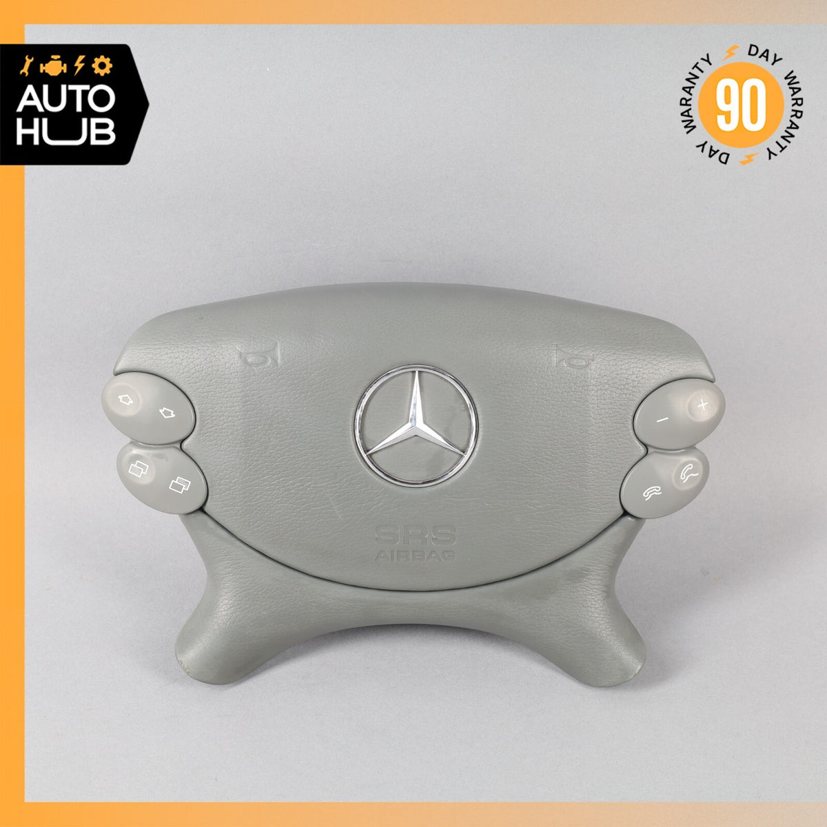 Mercedes R230 SL500 SL55 AMG CLK500 E350 Steering Wheel Airbag Air Bag Gray OEM - photo 1