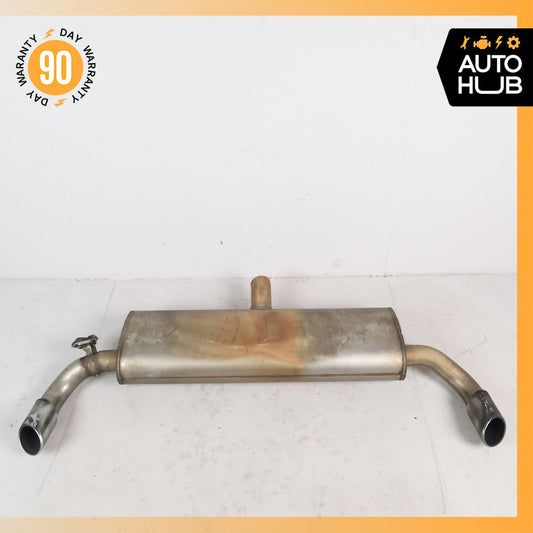 14-19 BMW F15 X5 X6 3.0L Dual Exhaust Muffler Mufflers Assembly w/ Valves OEM - photo 1