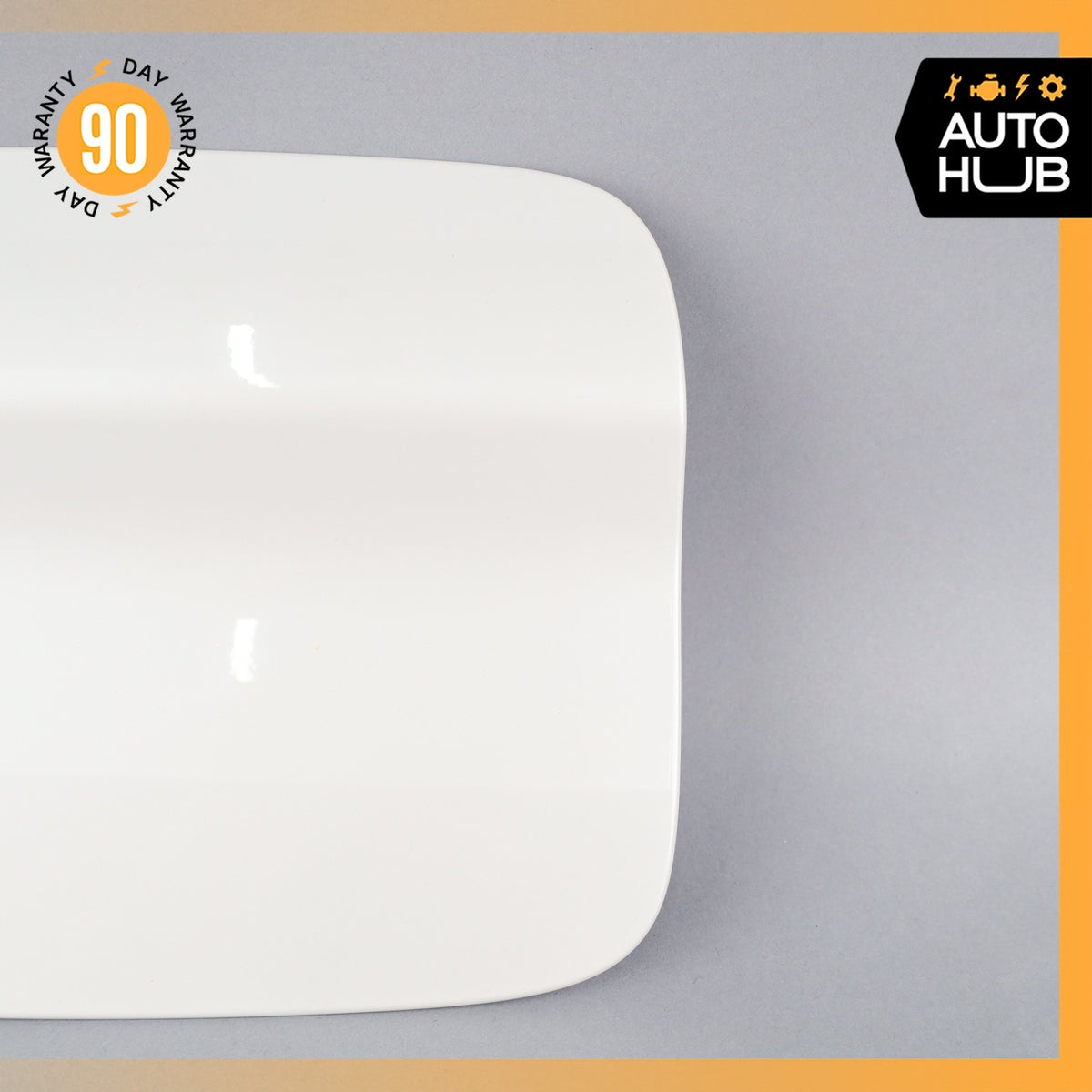 14-19 BMW F15 X5 Fuel Gas Tank Filler Neck Door Cover White 51917312316 OEM - photo 3