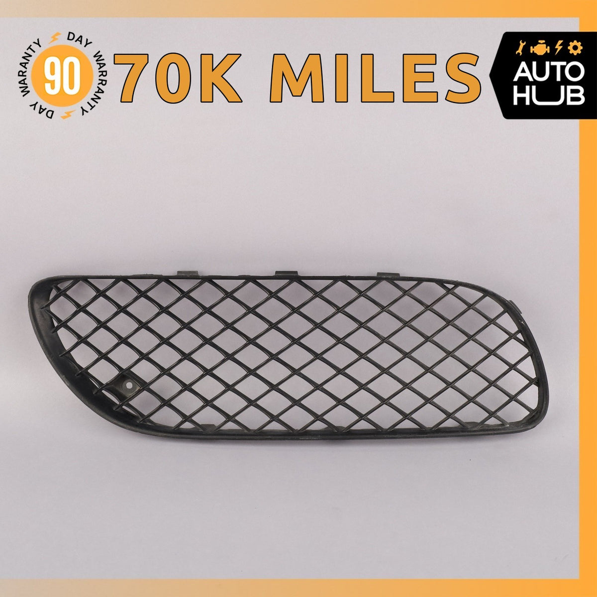 03-10 Bentley Continental GTC Front Bumper Right Side Mesh Grill OEM - photo 1