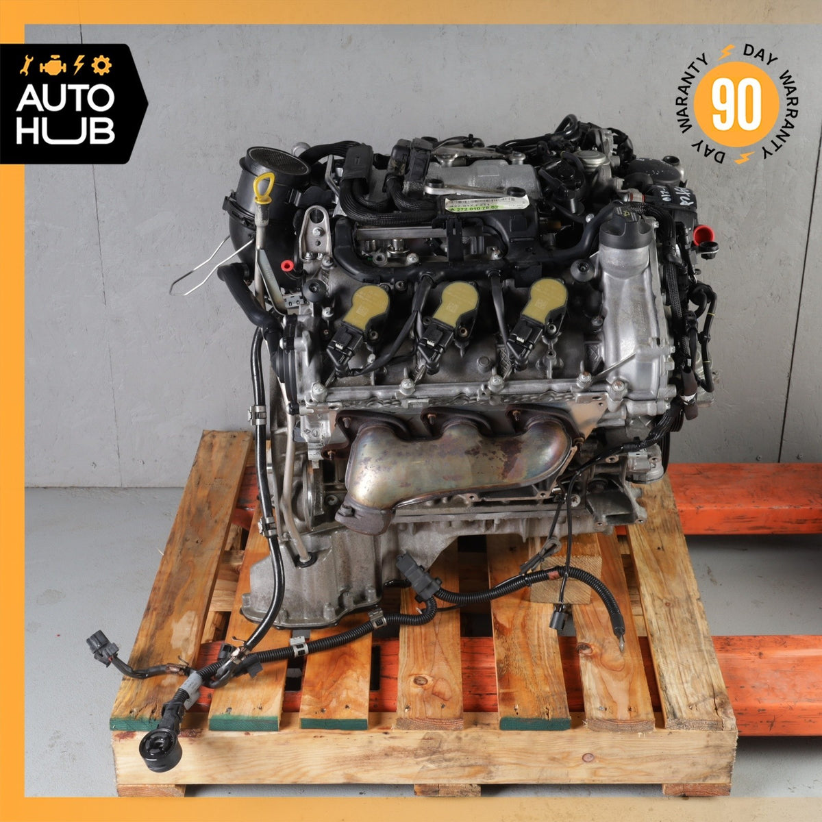 05-11 Mercedes W211 E350 CLK350 RWD Engine Motor 3.5L V6 M272 272.964 OEM 112k - photo 6