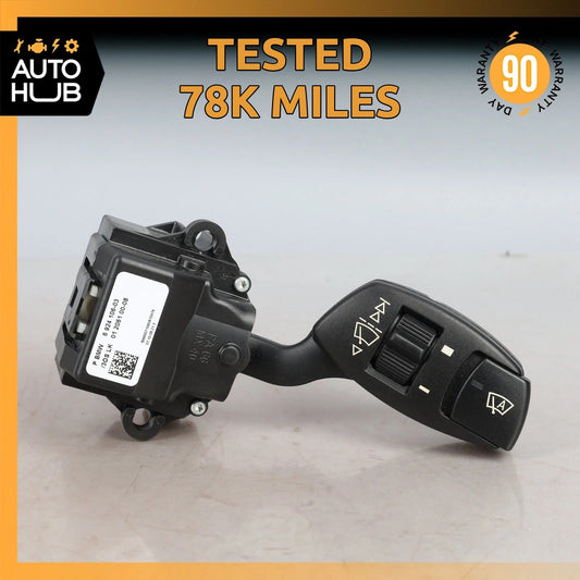 BMW E60 528i 535i 545i 550i Windshield Wiper Switch OEM 78k - photo 1
